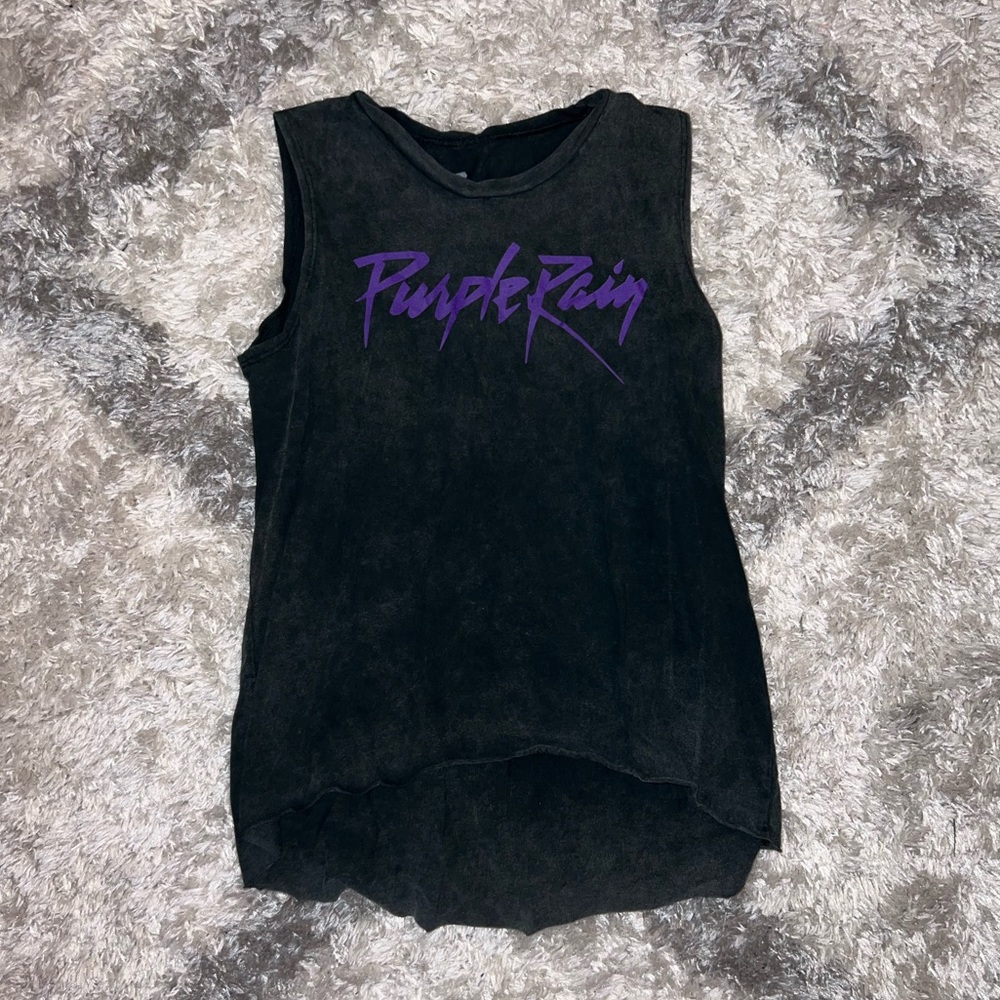 Prince Purple Rain Muscle Tee Size Medium